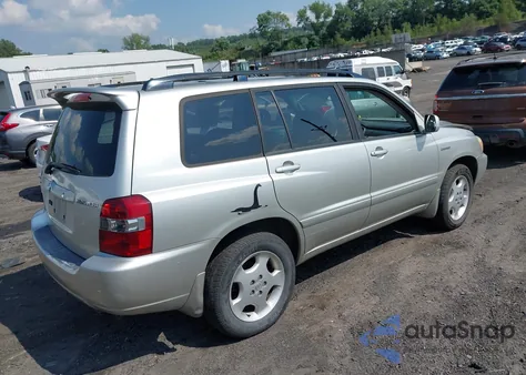2006 Toyota Highlander Limited V6 z USA, uszkodzony, nr VIN JTEEP21AX60160167